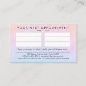 Healing Hands en Lotus Waterverf Sketch Visitekaartje (Achterkant)