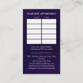 Healing Hands Energy Spiral - Pearl en goud Visitekaartje (Achterkant)