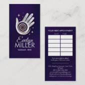 Healing Hands Energy Spiral - Pearl en goud Visitekaartje (Voorkant / Achterkant)