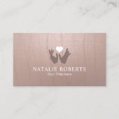 Healing Hands & Heart Massage Therapy  Zen Visitekaartje (Voorkant)