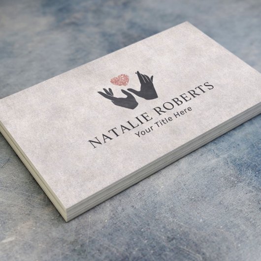 Healing Hands & Heart  massagetherapie Visitekaartje