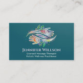 Healing Hands Massage Therapeut Visitekaartje (Voorkant)