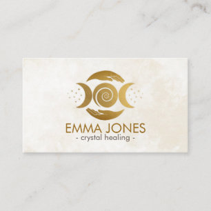 Healing Hands - Triple Moon - Golden Visitekaartje