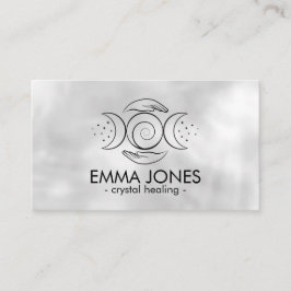Healing Hands - Triple Moon - zwart Visitekaartje