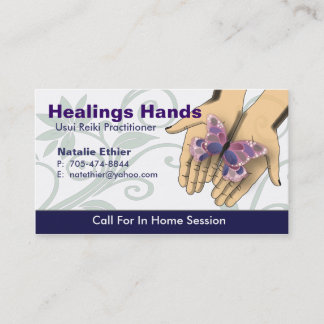 Healing Hands - Visitekaartje1 Visitekaartje