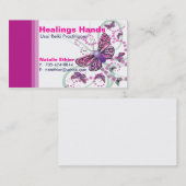 Healing Hands - Visitekaartje5 Visitekaartje (Voorkant / Achterkant)