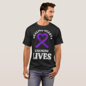 Healing Hearts bewustzijn huiselijk geweld T-shirt (Voorkant volledig)