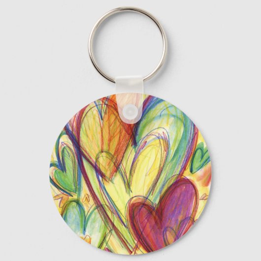Healing Hearts Button Sleutelhanger (Voorkant)