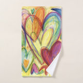 Healing Hearts-handdoeken Handdoek (Handdoek)
