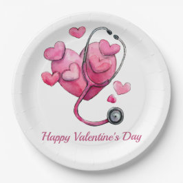 Healing Hearts Valentijnsontwerp Papieren Bordje