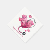 Healing Hearts Valentijnsontwerp Servet (Hoek)