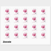 Healing Hearts Valentijnsontwerp Vierkante Sticker (Vel)