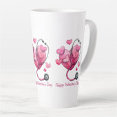 Healing Hearts Valentine Design Latte Mok (Rechterhoek)