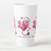 Healing Hearts Valentine Design Latte Mok (Voorkant)