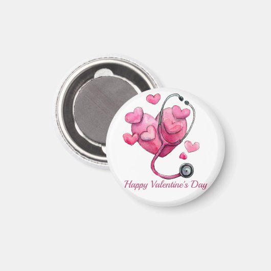 Healing Hearts Valentine Design Magneet (Voorkant / Achterkant)