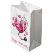 Healing Hearts Valentine Design Medium Cadeauzakje (Voorkant Gekanteld)