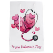 Healing Hearts Valentine Design Medium Cadeauzakje (Achterkant)