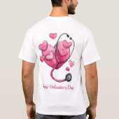 Healing Hearts Valentine Design T-shirt (Achterkant)