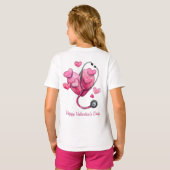 Healing Hearts Valentine Design T-shirt (Achterkant volledig)