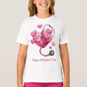 Healing Hearts Valentine Design T-shirt (Voorkant)