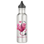 Healing Hearts Valentine Design Waterfles (Links)