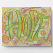 Healing Hope Inspirerend Word Art Print Plaques Fotoplaat (Voorkant)