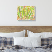 Healing Hope Word Art Painting Wrapped Canvas Art (Insitu (Slaapkamer))