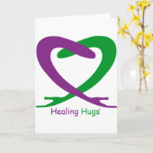 Healing Hugs Kaart (Gele Bloem)