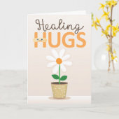 Healing Hugs krijgen goed met Bandage en Bloem Kaart (Gele Bloem)