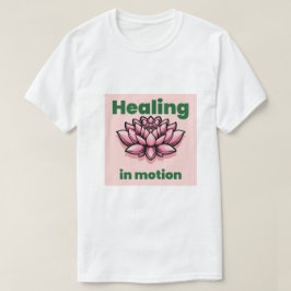 "Healing in Motion" Zen Lotus Bloem Grafische T-Sh T-shirt