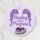 Healing In Progress Innerlijke Vrede Laden Bedankjes Labels (Voorkant)
