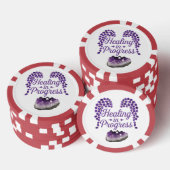Healing In Progress Innerlijke Vrede Laden Poker Chips (Opstapeling)