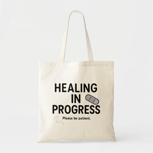 Healing in uitvoering – Canvas tas (Voorkant)