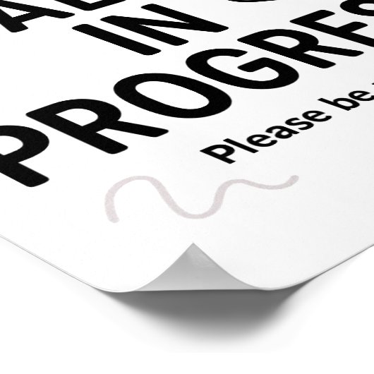 Healing in uitvoering – Poster (Hoek)