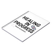 Healing in uitvoering – Tijdschrift Notitieboek (Linkerzijde)