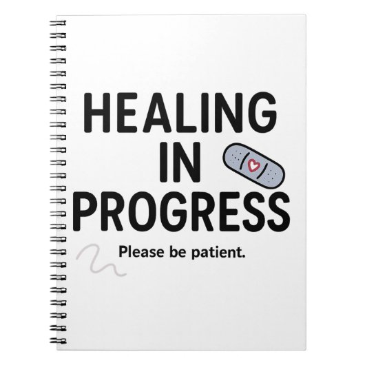 Healing in uitvoering – Tijdschrift Notitieboek (Voorkant)