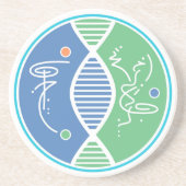 Healing Inner Circle Symbool op Stone Onderzetter (Voorkant)