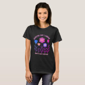 Healing is geen lineair bloemendonker T-shirt (Voorkant volledig)