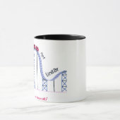 'Healing Isn't Linear' Cute & Comforting Quote Mug Mok (Midden)