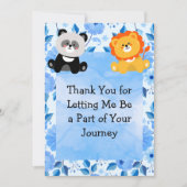 Healing Journey Thank You Card – Floral Watercolor Bedankkaart (Voorkant)