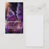 Healing Kristallen - Kristal Amethist Visitekaartje (Voorkant / Achterkant)