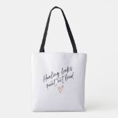 Healing Looks Quiet, Not Loud Tote Bag (Achterkant)