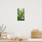 Healing Lotus - Heart Chakra Art Poster/Print Poster (Keuken)