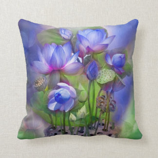 Healing Lotus Third Eye Chakra Art Pillow Kussen