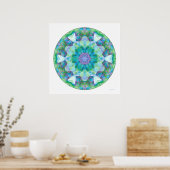 Healing Mandala 10 Poster (Keuken)