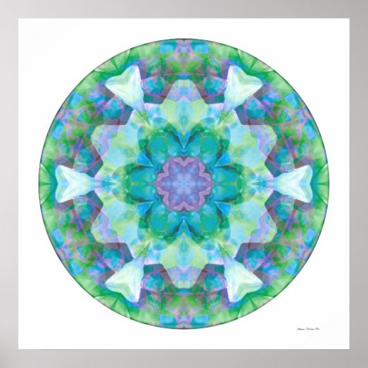 Healing Mandala 10 Poster (Voorkant)