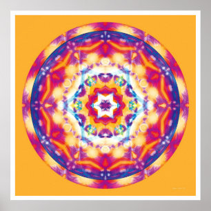 Healing Mandala 12 Poster