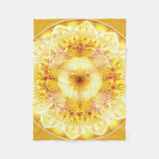 Healing Mandala 1 Fleece Blanket Deken (Voorkant)
