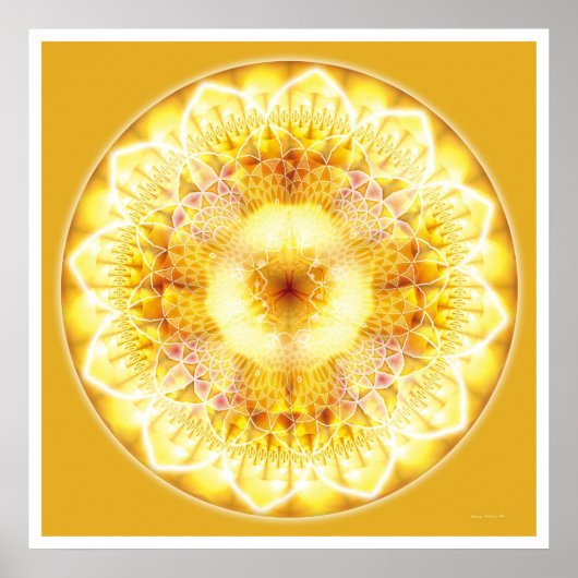 Healing Mandala 1 Poster (Voorkant)