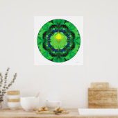 Healing Mandala 3 Poster (Keuken)